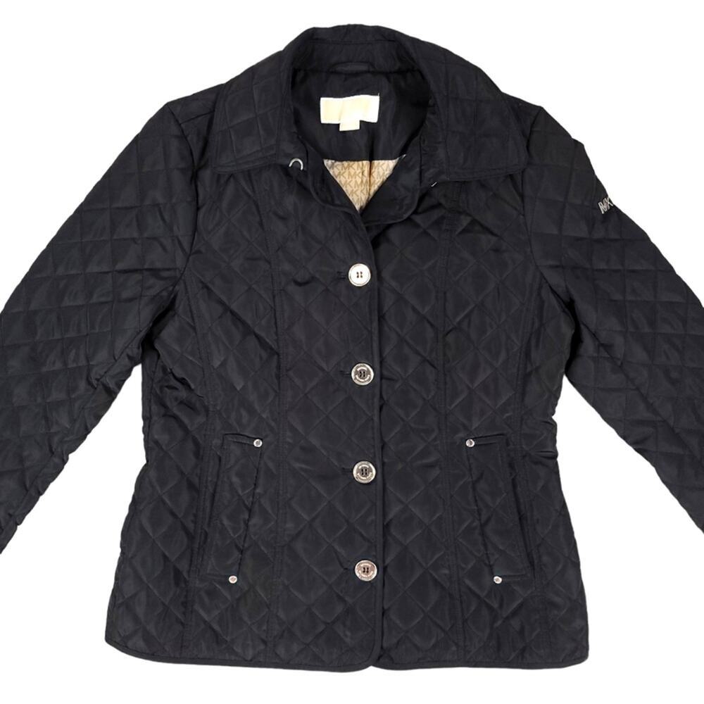 MICHAEL Michael Kors Quilted Button Down Jacket - Picture 2 of 15